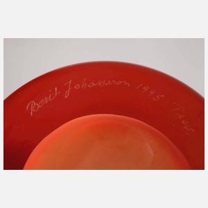 Berit Johansson, vier Kunstobjekte Studioglas