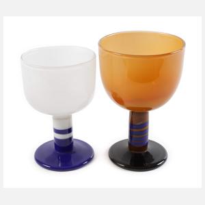 Gunnar Cyrén, zwei "Pop Glass"-Pokale