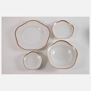 Meissen Speise- und Kaffeeservice "Korallenrand"