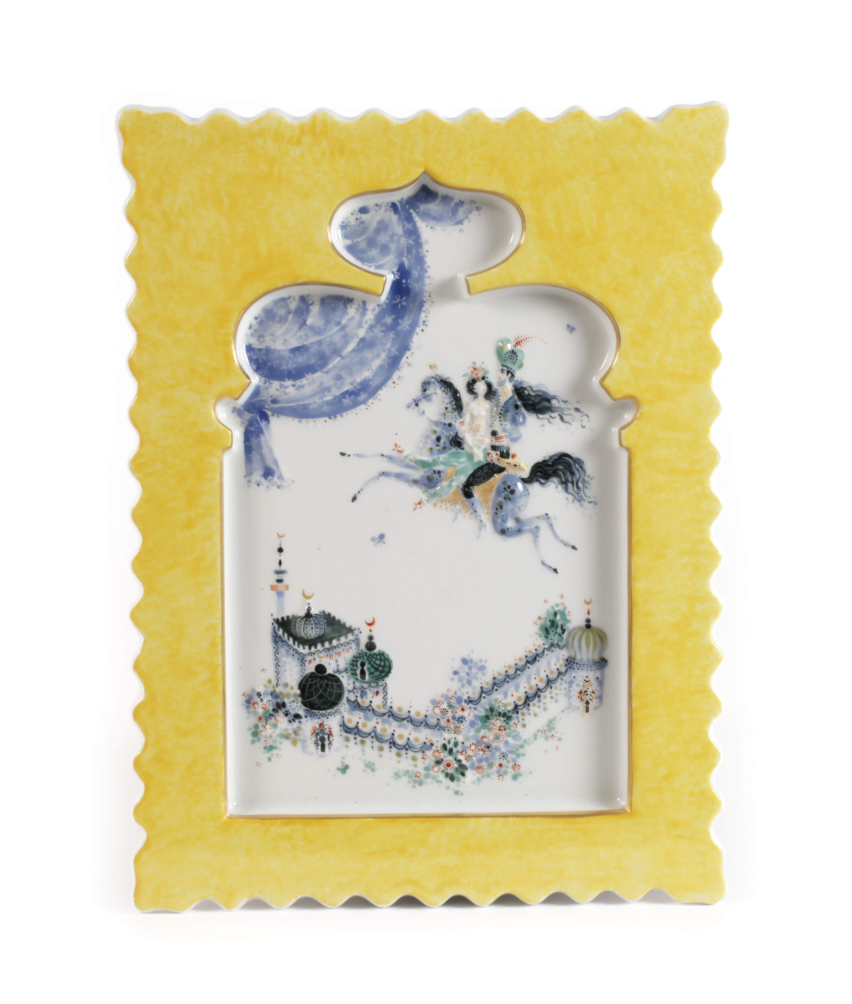 Meissen große Reliefplatte „1001 Nacht“