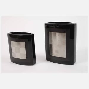 Rosenthal fünfteiliges Set "Porcelaine Noire"