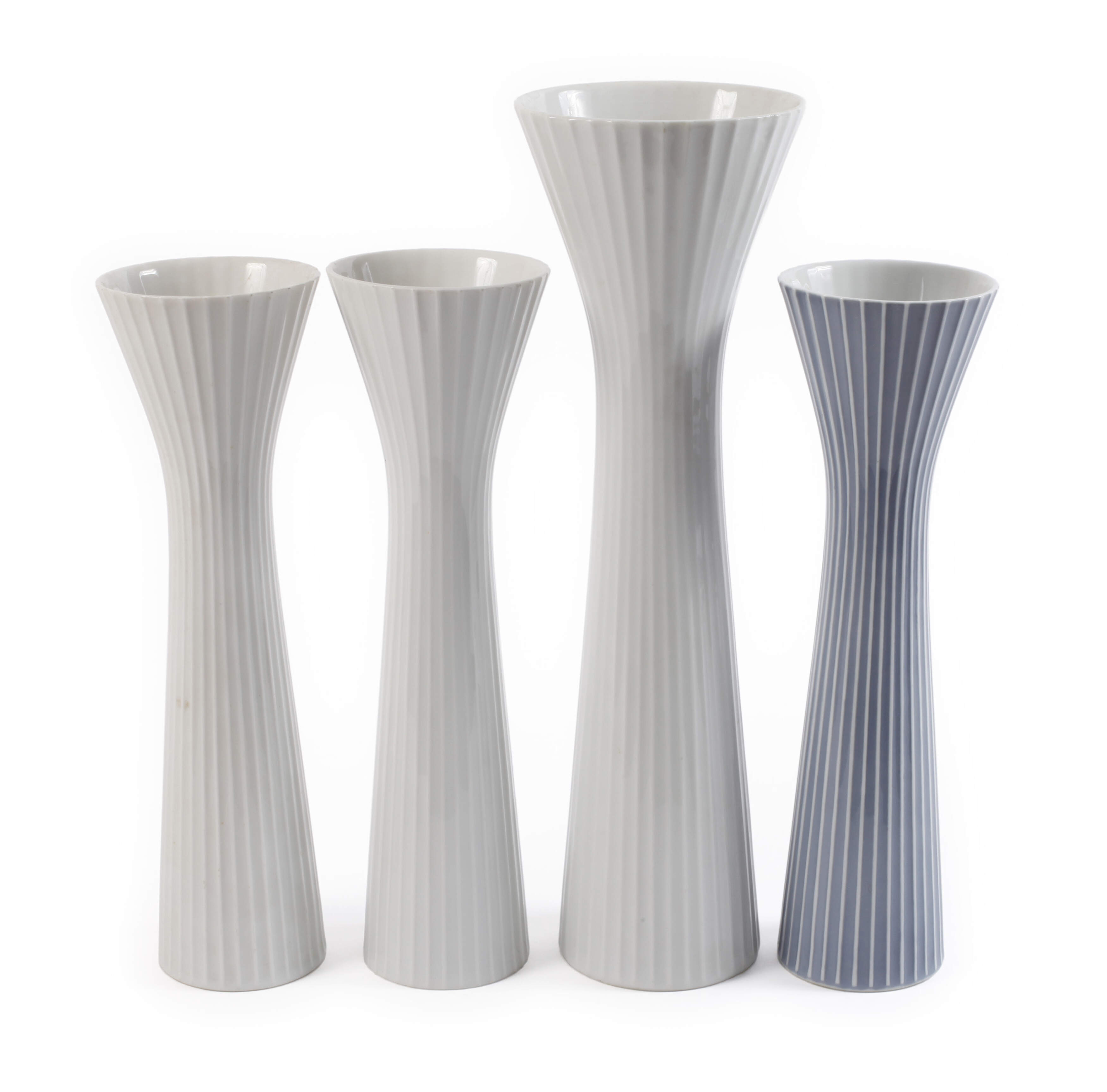 Rosenthal vier Trichtervasen "Akropolis"