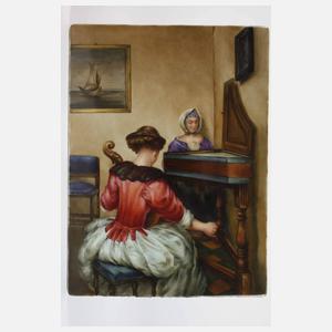 Hutschenreuther Bildplatte "Das Konzert"