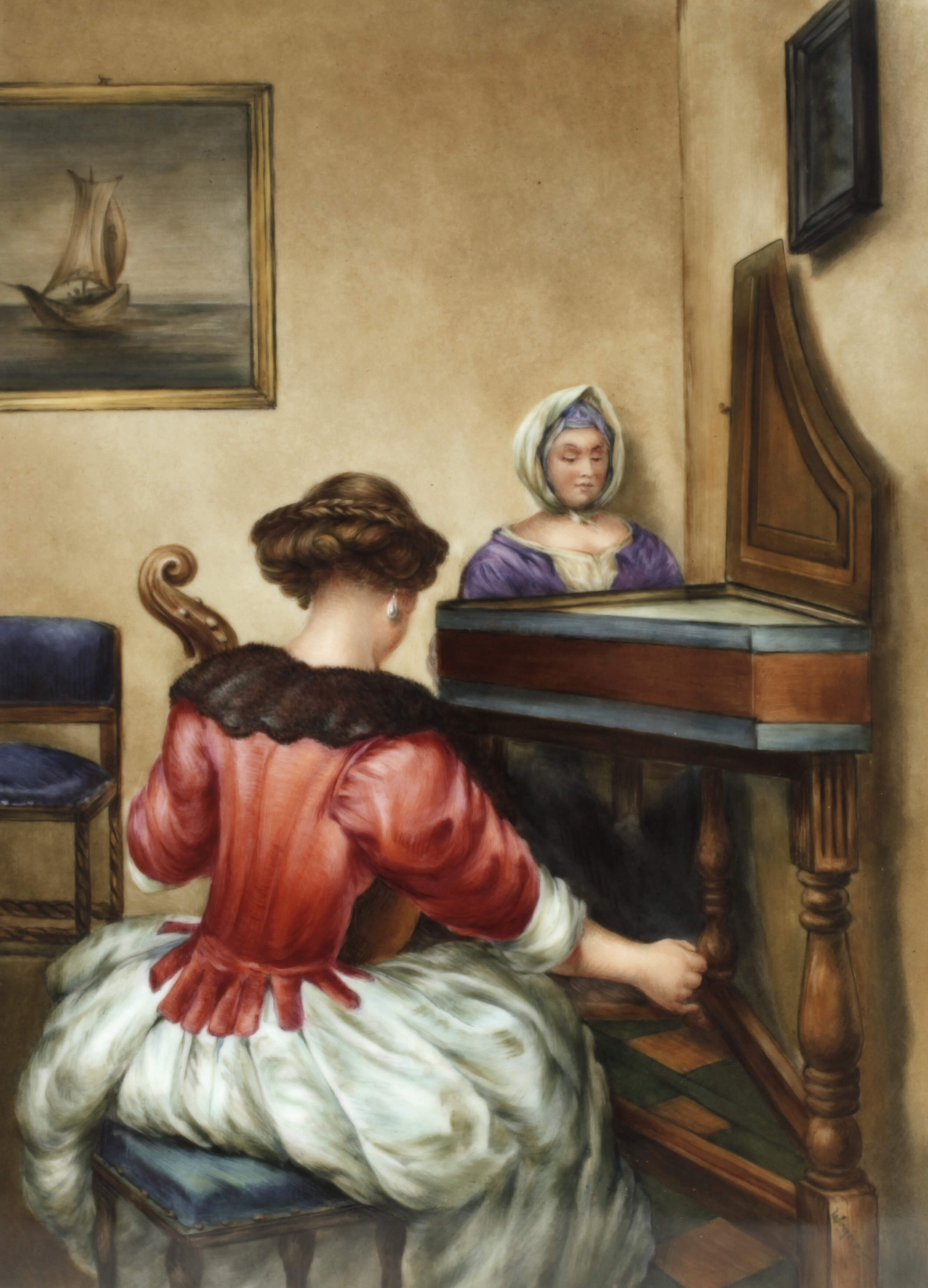 Hutschenreuther Bildplatte "Das Konzert"