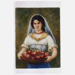 Hutschenreuther Bildplatte Italienerin