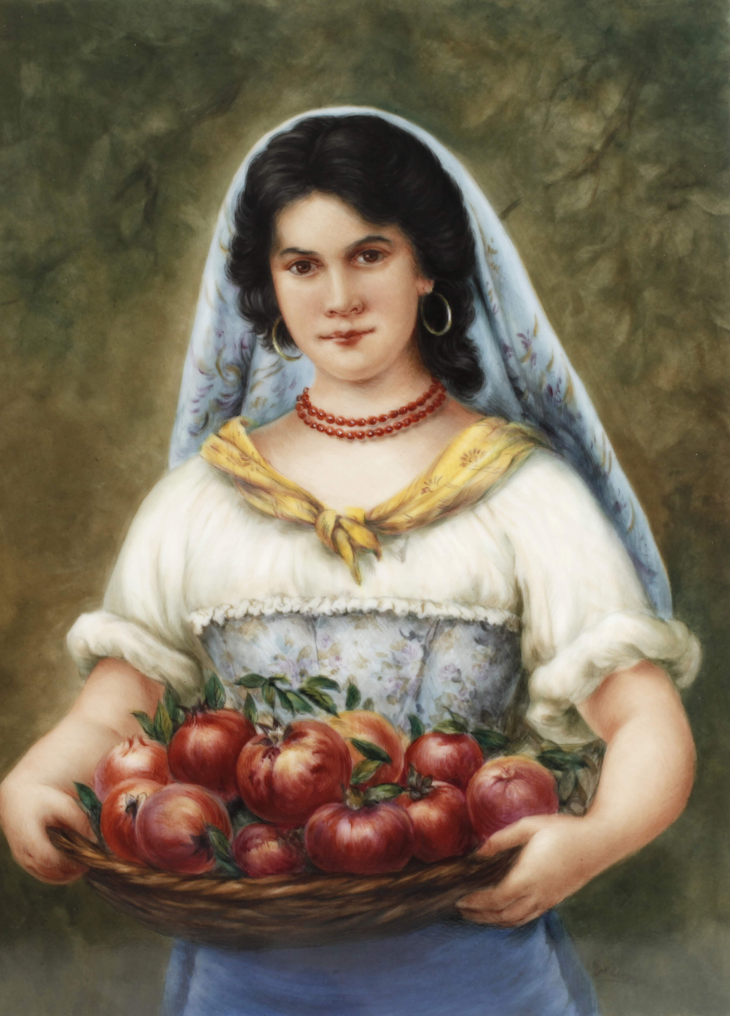 Hutschenreuther Bildplatte Italienerin