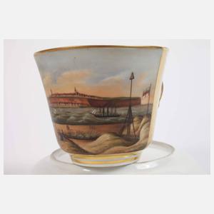 Große Ansichtentasse "Helgoland"