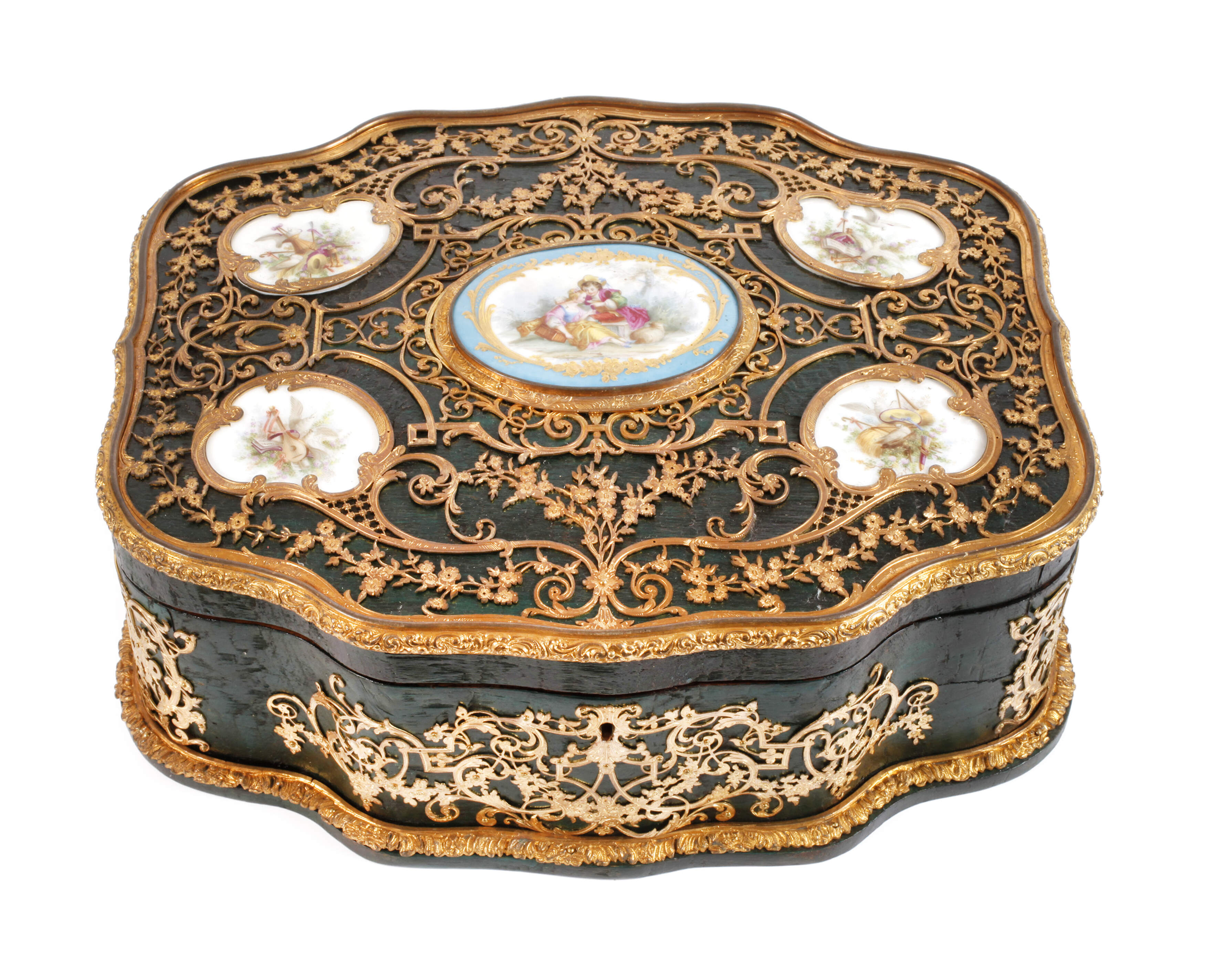 Prunkschatulle im Sevrés-Stil
