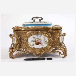 Prunkschatulle im Sevrés-Stil