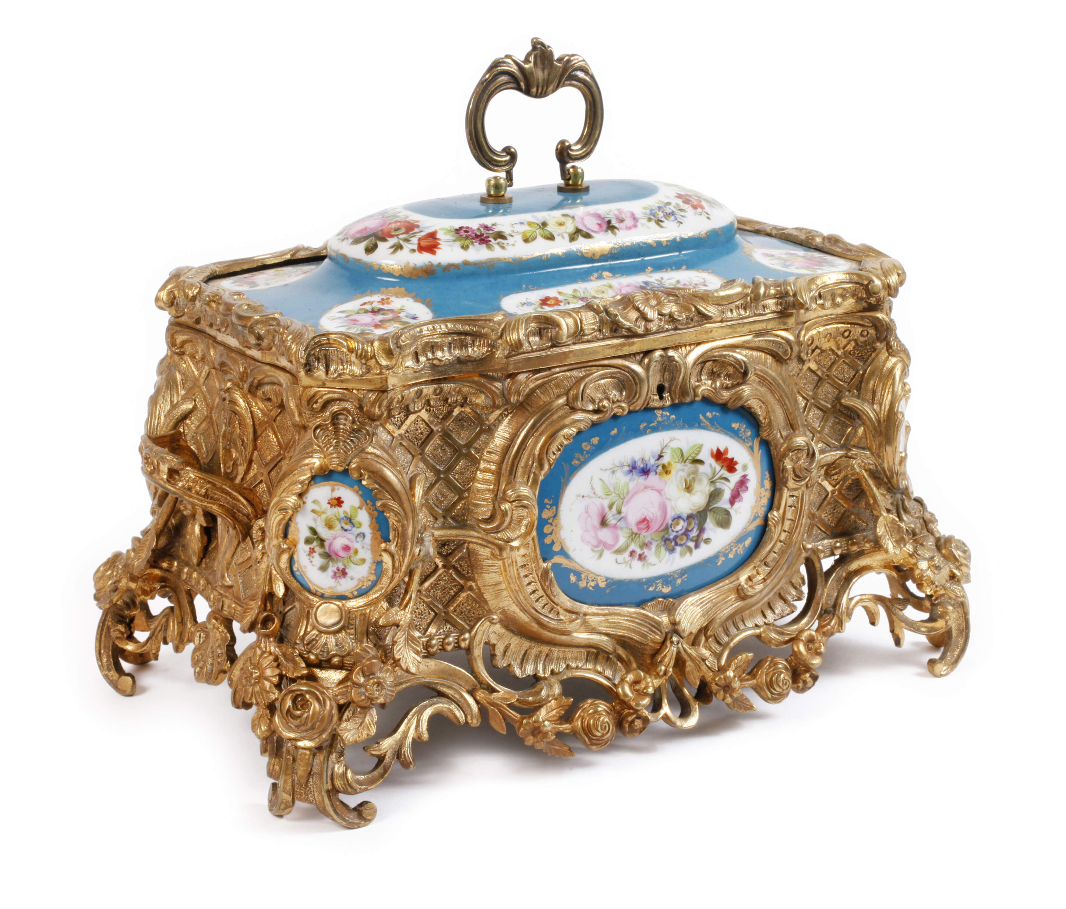 Prunkschatulle im Sevrés-Stil