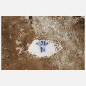 Capodimonte Bildtafel Heilige Familie mit Engeln