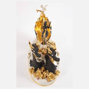 Capodimonte prunkvoller Tafelaufsatz