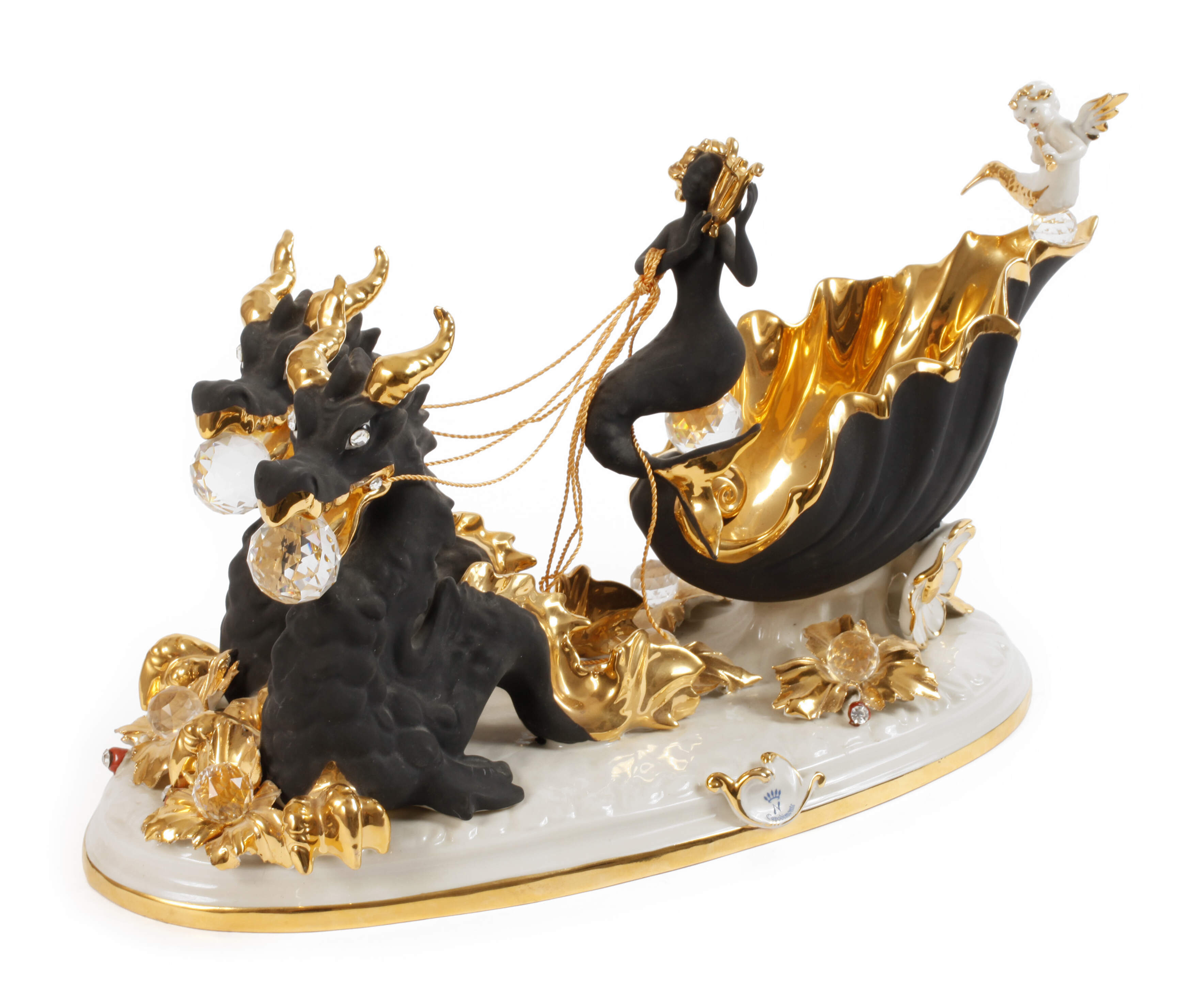 Capodimonte prunkvoller Tafelaufsatz