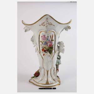 Übergroße figürliche Prunkvase