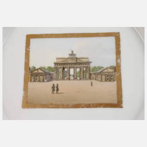 KPM Berlin Ansichtenteller Brandenburger Tor