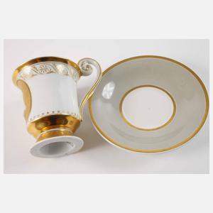 KPM Berlin Portraittasse Friedrich Wilhelm III.