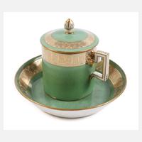 Meissen prunkvolle Deckeltasse Marcolinizeit111