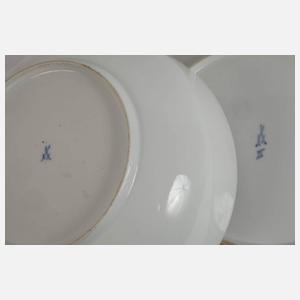 Meissen Konvolut Schalen Blumenmalerei