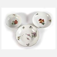 Meissen Konvolut Schalen Blumenmalerei111