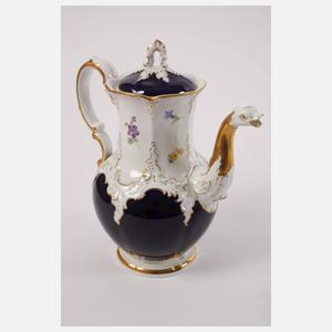 Meissen prunkvolles Kaffeeservice "B-Form"