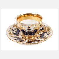 Meissen Prunktasse Akanthusblattrelief111