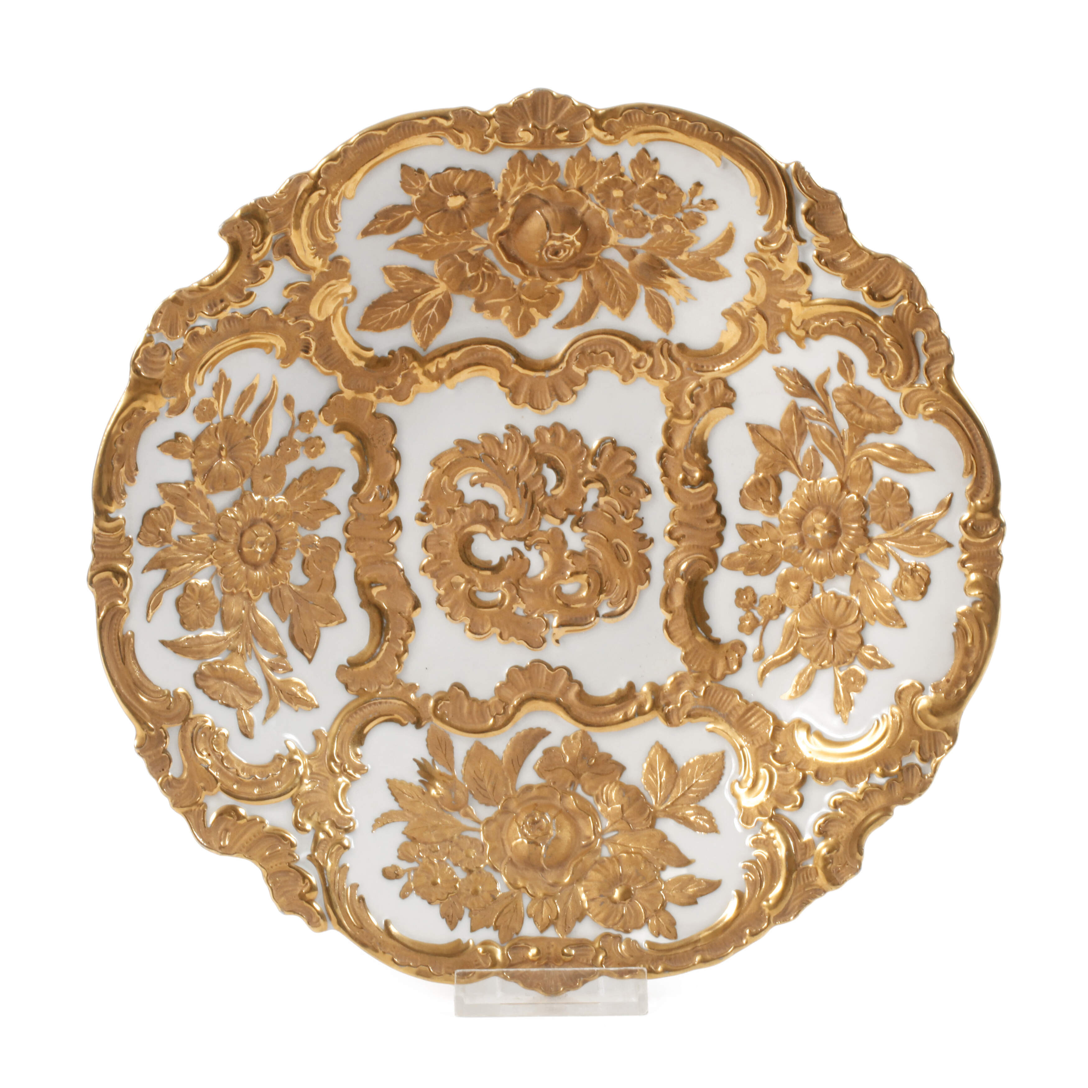 Meissen Prunkschale Reliefdekor