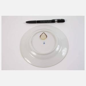 Meissen kleiner Wandteller Figurenmalerei