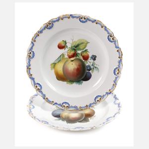 Meissen zwei Obstteller