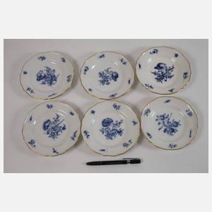 Meissen umfangreiches Speiseservice "Blaue Blume"