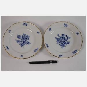 Meissen umfangreiches Speiseservice "Blaue Blume"