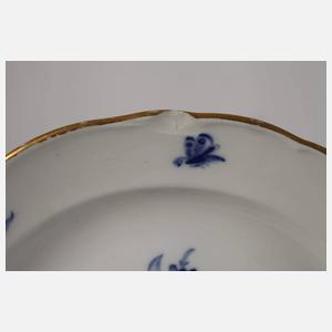 Meissen umfangreiches Speiseservice "Blaue Blume"