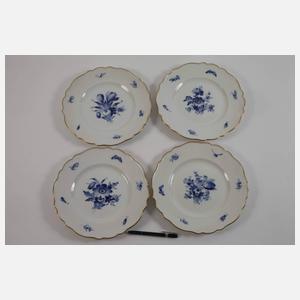 Meissen umfangreiches Speiseservice "Blaue Blume"