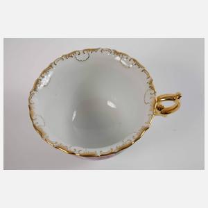 Meissen Kaffeegedeck "Rote Rose"