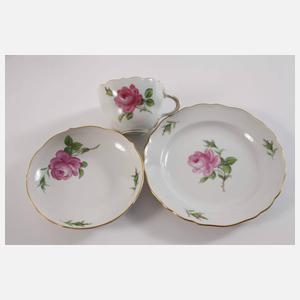 Meissen Kaffeeservice "Rote Rose"