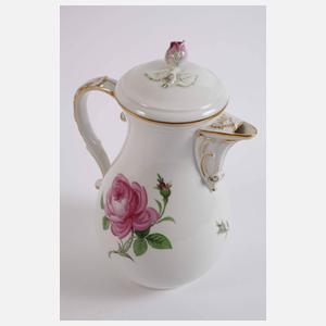 Meissen Kaffeeservice "Rote Rose"