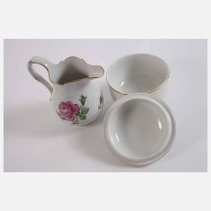 Meissen Kaffeeservice "Rote Rose"