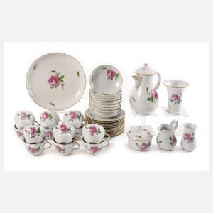 Meissen Kaffeeservice "Rote Rose"