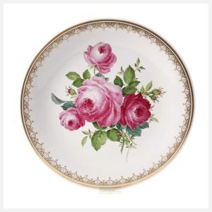 Meissen Wandteller "Rosenbukett"