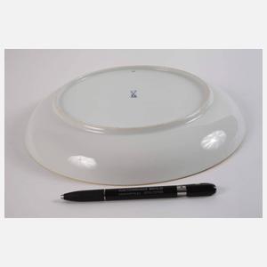 Meissen Schale "Blumenbukett" mit Blaufond