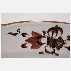 Meissen sechs Teller und Platte "Reicher Drache"