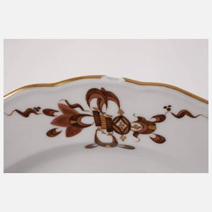 Meissen sechs Teller und Platte "Reicher Drache"