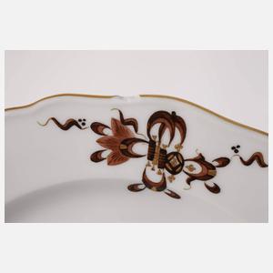 Meissen sechs Teller und Platte "Reicher Drache"