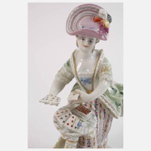 Meissen "Mädchen als Kartenlegerin"