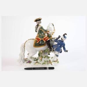 Meissen "Zarin Elisabeth von Russland zu Pferde"
