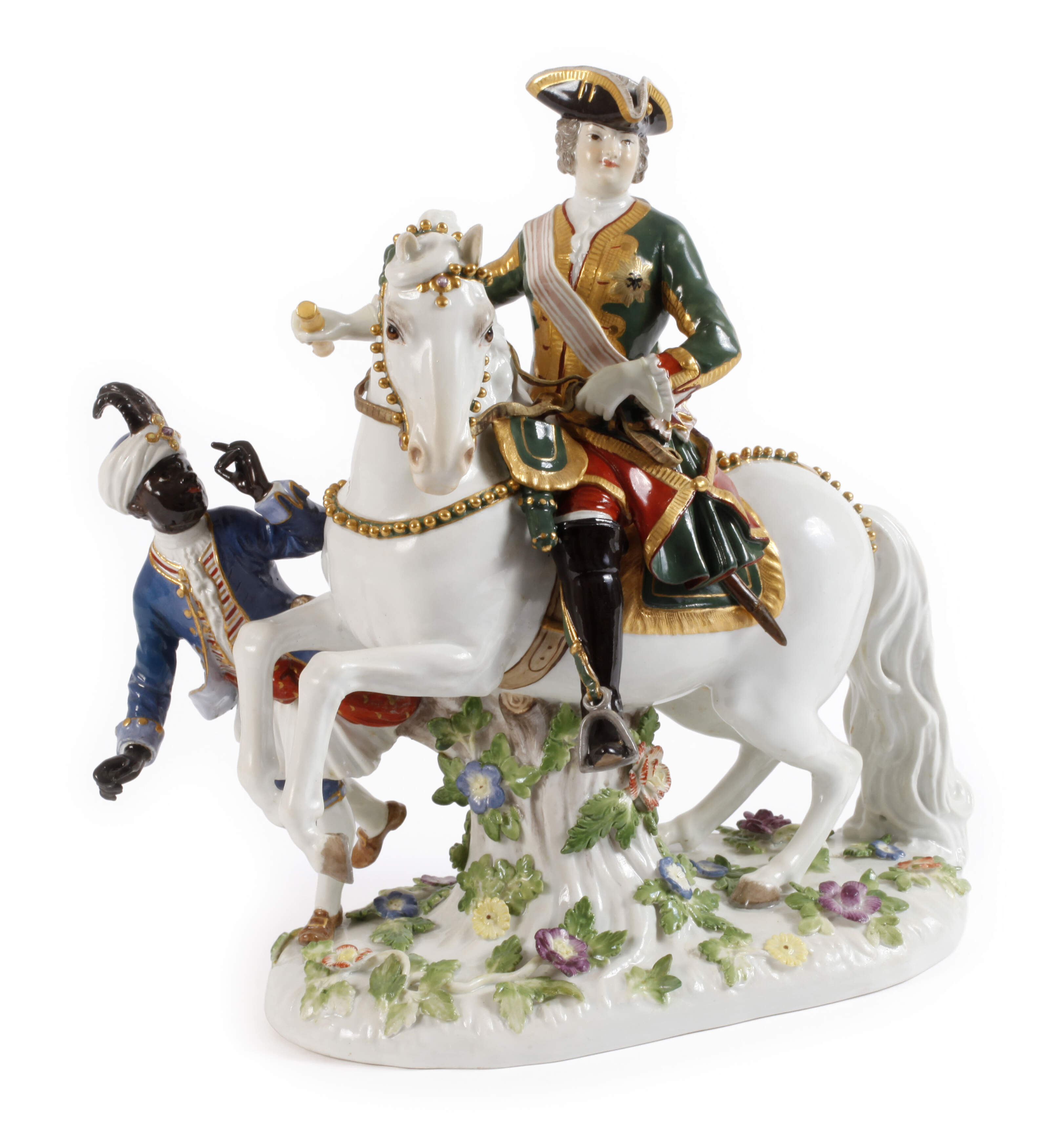 Meissen "Zarin Elisabeth von Russland zu Pferde"