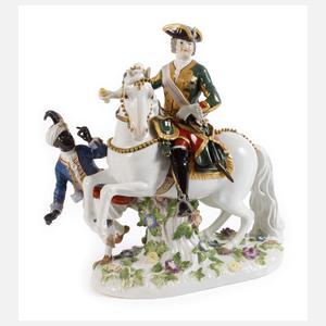 Meissen "Zarin Elisabeth von Russland zu Pferde"