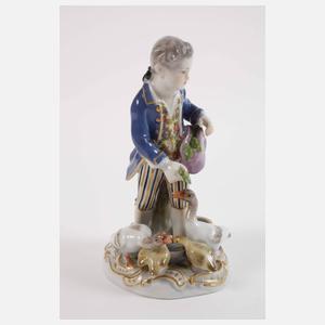 Meissen "Knabe, Gänse fütternd"