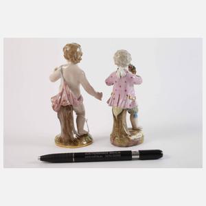 Meissen Gärtnerkind und Jahreszeitenfigur