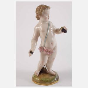 Meissen Gärtnerkind und Jahreszeitenfigur