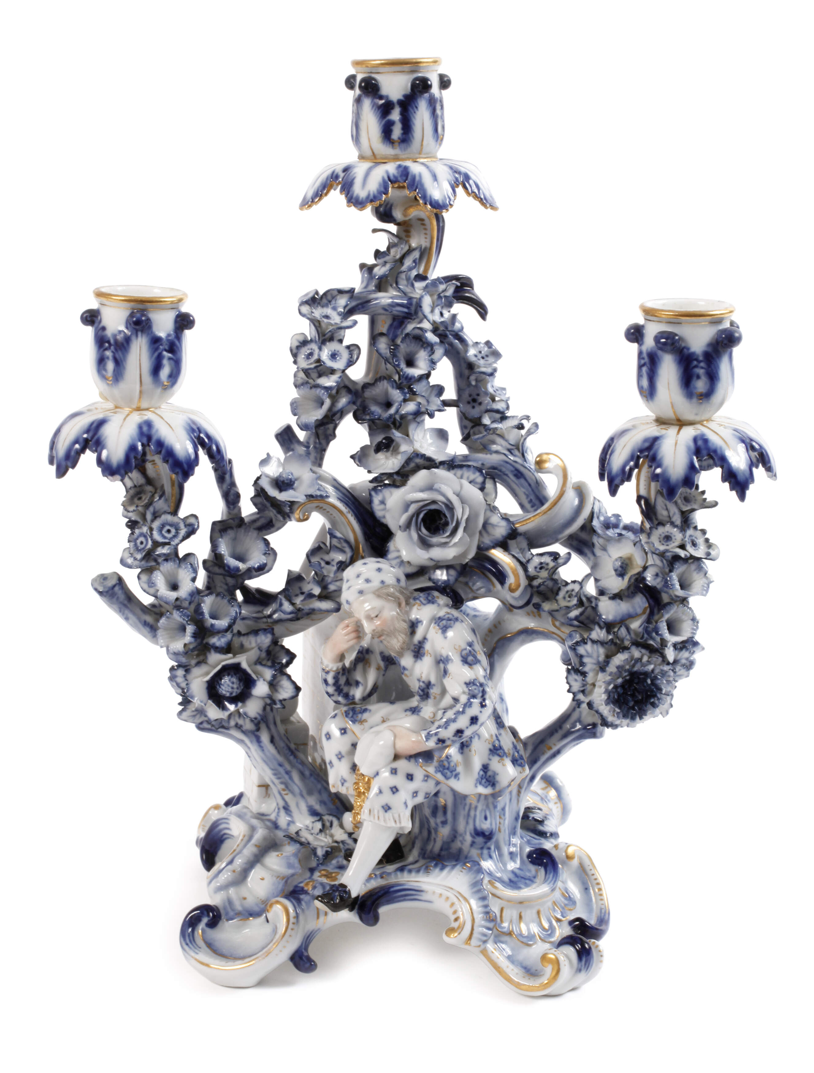 Meissen "Figurenleuchter-Paracelsius"